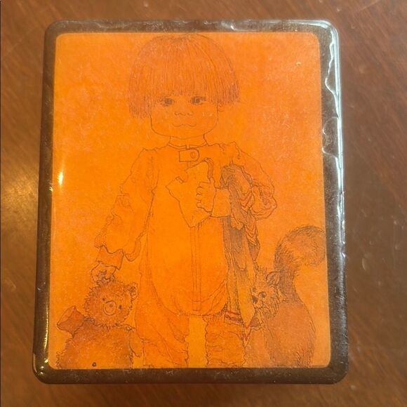Vintage Trinket Box with little Boy - Picture 1 of 6